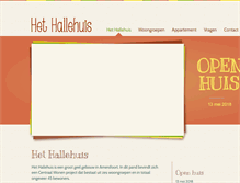 Tablet Screenshot of hallehuis.nl